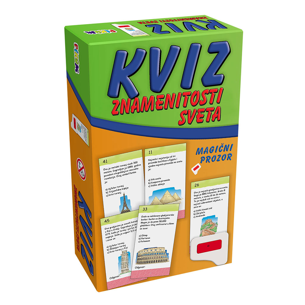 KVIZ ZNAMENITOSTI SVETA MAGIČNI PROZOR